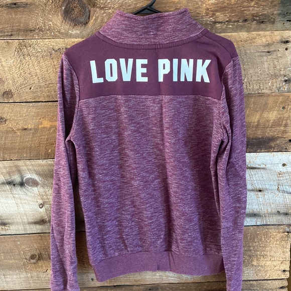 PINK half zip sweater - Picture 3 of 3